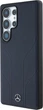 Панель Mercedes Leather Debossed Lines MagSafe для Samsung Galaxy S25 Ultra Blue (3666339423872) - зображення 2