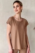 Жіноча футболка з коротким рукавом LadyLike 40 Бежевий (ll2142870084341) - изображение 2