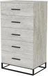 Комод Art in Head 600 Ascet 600x1080x425 Ателье светлый (AS05040000030) - изображение 1