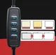 Лампа студийная LED видеосвет Viva VL8 20 см 120 LED 4 цветных фильтра питание USB 15W - изображение 5