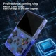 R36S Портативная ретро-гральная приставка - 3.5" дисплей, 3500 мАч, USB, NES/SNES/GBA/PS1 игры (фиолетовая) - изображение 9