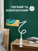 Держатель для телефона 360 градусов на клипсе гибкий из ABS-пластика длиной 100 см белый (CSS-012) - изображение 3