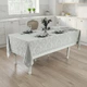 Скатерть с кружевом Maison D`or Marinella Grey полиэстер 160-320 см, 40-40 см серая - изображение 1