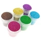 Набір гліттера для біо-тату «№1 Великий» glitter-set-big-6x-2, 6 кольорів по 12 мл - изображение 2