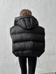 Жіноча зимова куртка TRANSFORMER з капюшоном Milirud XS/M Чорний (488-489-ONESIZE) - изображение 6