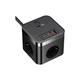 Мережевий фільтр живлення Baseus PowerCombo Cube Power Strip (E00066400117-00) - изображение 3