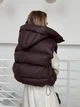 Жіноча зимова куртка TRANSFORMER з капюшоном Milirud XS/M Шоколадний (488-490-ONESIZE) - изображение 7