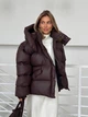 Жіноча зимова куртка TRANSFORMER з капюшоном Milirud XS/M Шоколадний (488-490-ONESIZE) - изображение 9