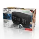 Годинник-будильник Adler AD 1186 black, LED, температура, вологість - зображення 4