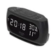 Годинник-будильник Adler AD 1186 black, LED, температура, вологість - зображення 7