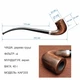 Длинная трубка для курения табака 240 мм из дерева груши Churchwarden KAF233 - изображение 3