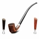 Длинная трубка для курения табака 240 мм из дерева груши Churchwarden KAF233 - изображение 8