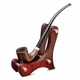 Длинная трубка для курения табака 240 мм из дерева груши Churchwarden KAF233 - изображение 11