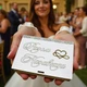 Свадебная Подставка для Обручальных Колец 14 см "Wedding", Деревянная Коробочка с Гравировкой Футляр на Свадьбу - изображение 1