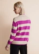 Свитер женский свободный Oversize в малиновою полоску Street One Бежевый 19139 2XL (укр 52) - изображение 3