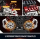 Конструктор двигатель GRAN TURISMO S MASERATTI V8 Engine Mould King моторизованный детский мотор, 787 деталей 10227 - изображение 4