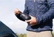 Шкарпетки пухові туристичні чуні Naturehike розмір М 29 см взуття тапочки для кемпінгу туризму походу Чорні - зображення 13