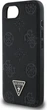 Панель Guess Grained Hot Stamp Peony Pattern Triangle Logo with MagSafe для Apple iPhone 16e Black (GUHMPSE4PGBTMK) - зображення 6