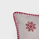 Наволочка Homla Oriel у червоні сніжинки 45 x 45 см (5906496709142) - зображення 4