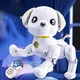 Танцующий Собака-робот на радиоуправлении Clever Dog со звуковыми эффектами сказки, песни, подсветкой, танцует, сенсор на голове - изображение 4