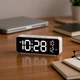 Электронные настольные часы LOSSO NeoTime с RGB подсветкой и двойным будильником белые - изображение 9