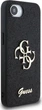 Панель Guess Glitter Script Big 4G для Apple iPhone 16e Black (GUHCPSE4HG4SGK) - зображення 3
