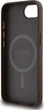 Панель Guess 4G Collection Leather Metal Logo with MagSafe для Apple iPhone 16e Brown (GUHMPSE4G4GFRW) - зображення 7