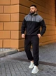 Теплый мужской костюм из флиса черного цвета 36225 L-XL - изображение 5