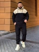 Теплый мужской костюм из флиса бежевого цвета 36226 L-XL - изображение 2