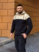 Теплый мужской костюм из флиса бежевого цвета 36226 L-XL - изображение 3