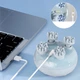 Массажер для головы и тела Benbo 3D Vibro Head Massager беспроводной, 3 режима Белый - изображение 5