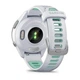 Смарт-годинник Garmin Forerunner 265s з чорним безелем, білим корпусом та біло-неотропік силіконовим ремінцем - изображение 6