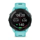 Смарт-годинник Garmin Forerunner 265 з чорним безелем, корпусом кольору аква та аква-чорним силіконовим ремінцем - изображение 1