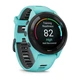 Смарт-годинник Garmin Forerunner 265 з чорним безелем, корпусом кольору аква та аква-чорним силіконовим ремінцем - изображение 2