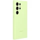 Чехол противоударный силиконовый Silicone Case для Samsung Galaxy S24 Ultra (S928) Light Green - изображение 7