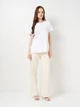 Футболка хлопковая женская Guess W5RI08-K9RM1-G011 L Pure White (7626741404834) - изображение 3