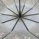 Женский зонт полуавтомат с бабочками "Butterfly" на 10 спиц, синий цвет, 401-3 - изображение 5