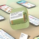 Принтер этикеток наклеек Bluetooth термопечать Digital B3-50×50 мм аккумуляторный + 5 рулонов 40x20мм - изображение 5