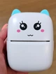 Дитячий принтер миттєвого друку XPro printer Kity Bluetooth портативний Біло-бірюзовий + рулон термопаперу - зображення 7