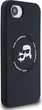 Панель Karl Lagerfeld Silicone Karl & Choupette Heads Ring with MagSafe для Apple iPhone 16e Black (KLHMPSE4SKCHTCK) - зображення 3