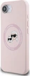 Панель Karl Lagerfeld Silicone Karl & Choupette Heads Ring with MagSafe для Apple iPhone 16e Pink (KLHMPSE4SKCHTCP) - зображення 4