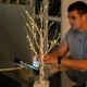 Дерево светодиодное на батарейках MBM HOME DH-LAMP-01 WHITE 60 см белое - изображение 7