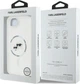Панель Karl Lagerfeld IML Metal Karl & Choupette Head with MagSafe для Apple iPhone 16e White (KLHMPSE4HLSKCH) - зображення 8