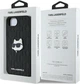 Панель Karl Lagerfeld Monogram Choupette Head Pin для Apple iPhone 16e Black (KLHCPSE4PGKLCHPK) - зображення 8