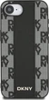 Панель DKNY Leather Checkered Mono Pattern with MagSafe для Apple iPhone 16e Black (GSM192631) - зображення 2