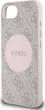 Etui plecki Guess 4G Round Patch Classic Logo with MagSafe do Apple iPhone 16e Pink (GUHMPSE4P4PGRSGP) - obraz 6