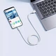 Кабель Baseus Silky Series для зарядки USB Type-C, 2м, 2.4A, белый - изображение 6