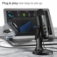 Студійний USB-мікрофон MU900 Plug&Play для стримінгу, запису, онлайн-уроків Black - зображення 10