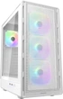 Корпус для ПК Cougar Airface Pure RGB білий ігровий Mid Tower ATX з 4 вентиляторами RGB 120 мм - зображення 1