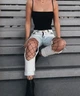 Жіночі сексуальні колготки в сіточку Sexy OneSize чорний (1-112/1) - изображение 3